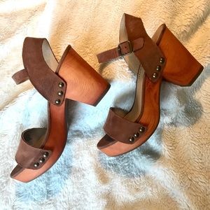 Lucky Brand Wooden Clogs
